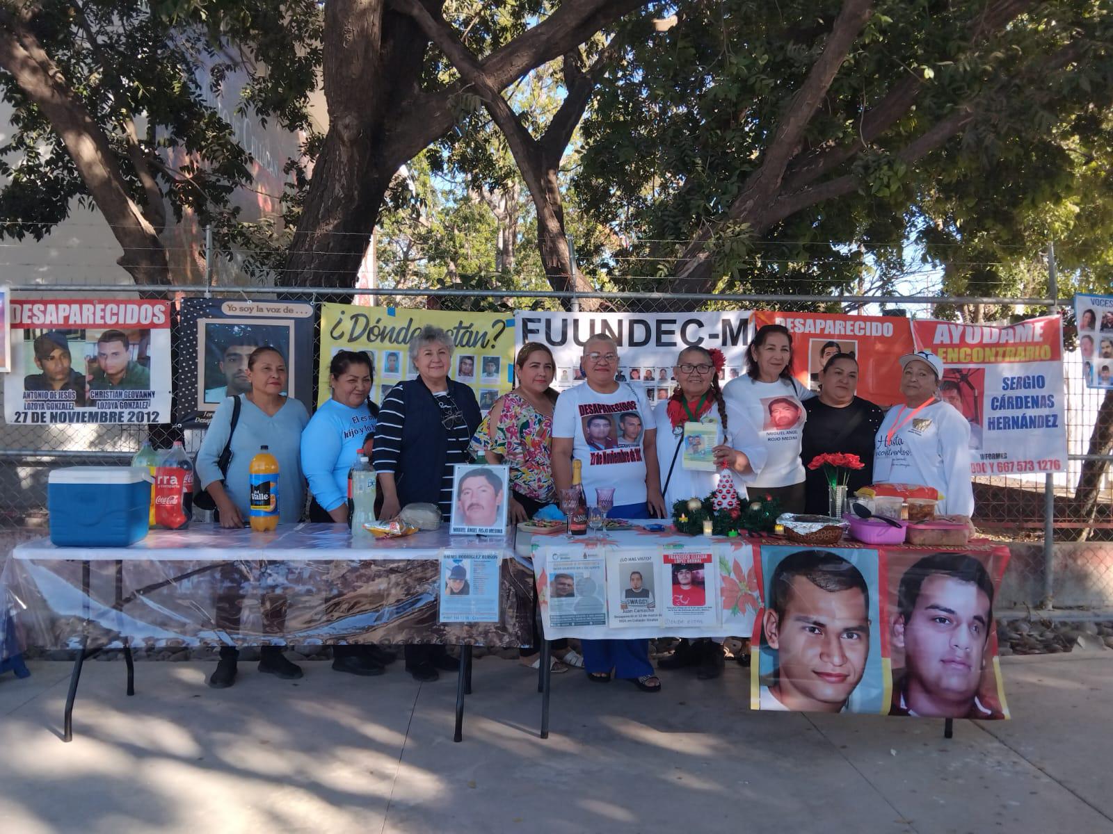 $!Mujeres buscadoras en Culiacán dedican ‘brindis’ de fin de año a sus familiares desaparecidos