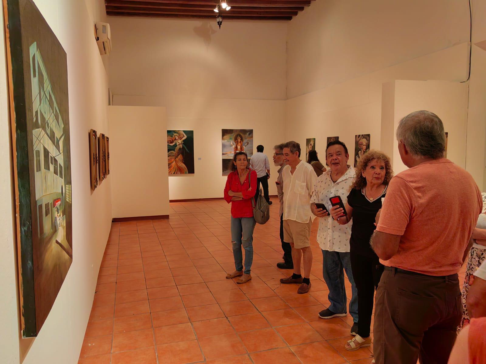 $!Refleja Esperanza Vaz escenarios naturales en su exposición ‘Cuerpo de agua’