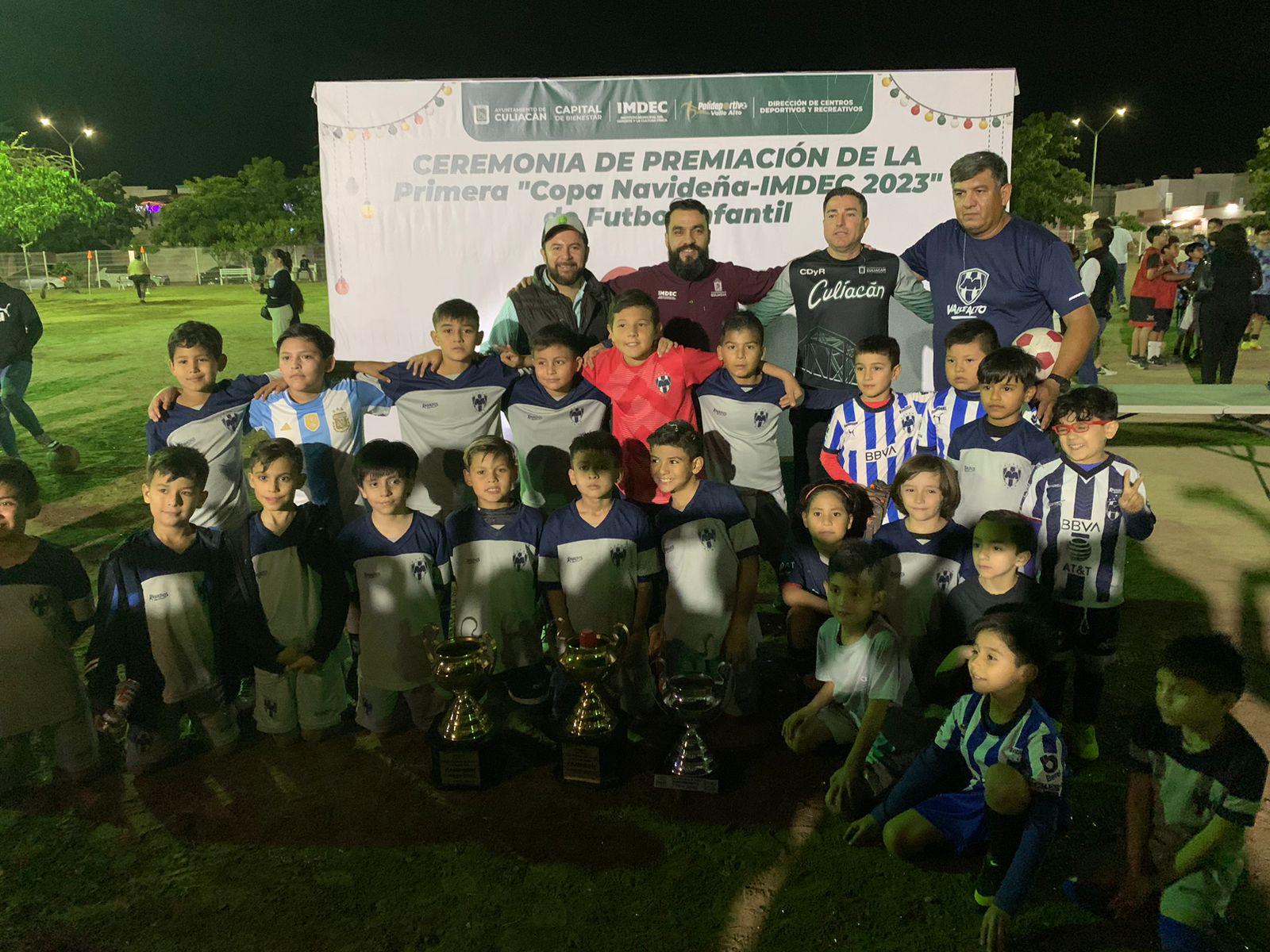 $!Con éxito culmina Copa Navideña Imdec 2023 de Futbol 9 Infantil