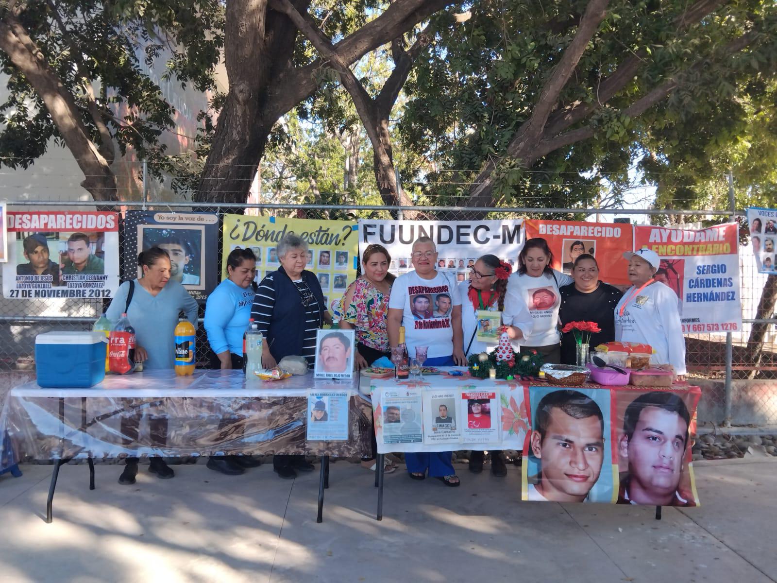 $!Mujeres buscadoras en Culiacán dedican ‘brindis’ de fin de año a sus familiares desaparecidos