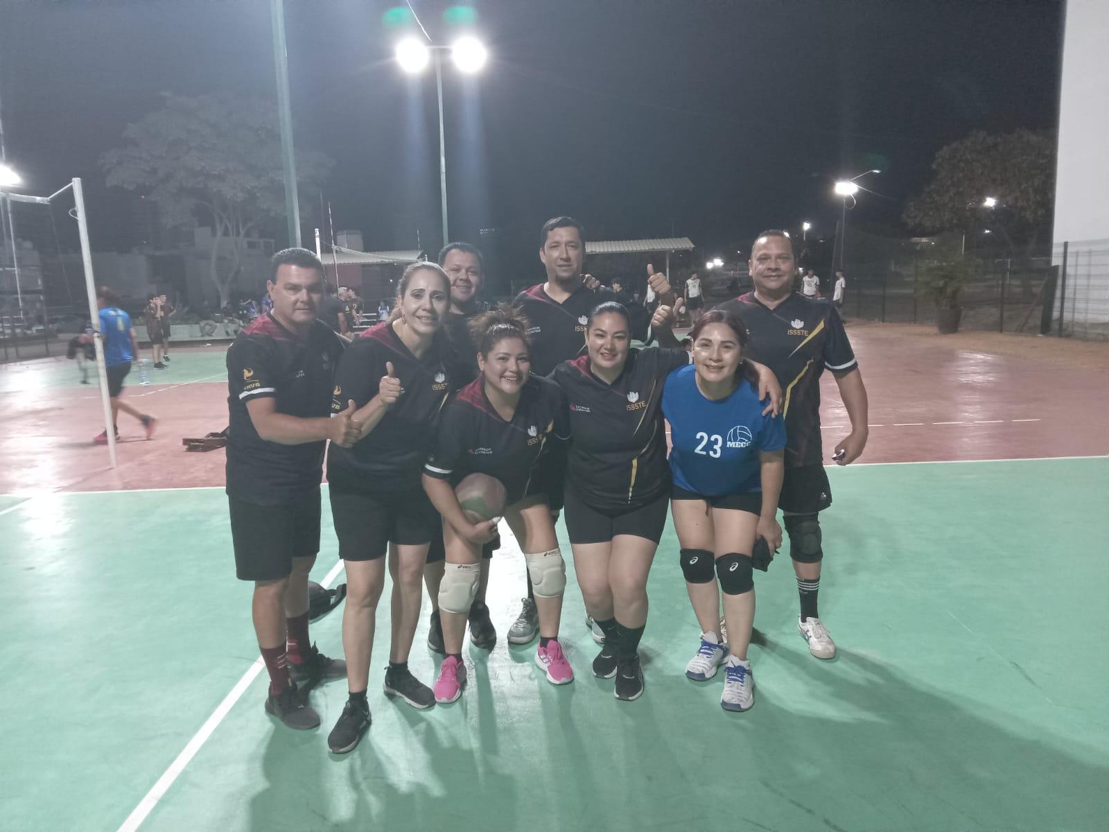 $!ISSSTE impone dominio en Liga de Voleibol Burócrata