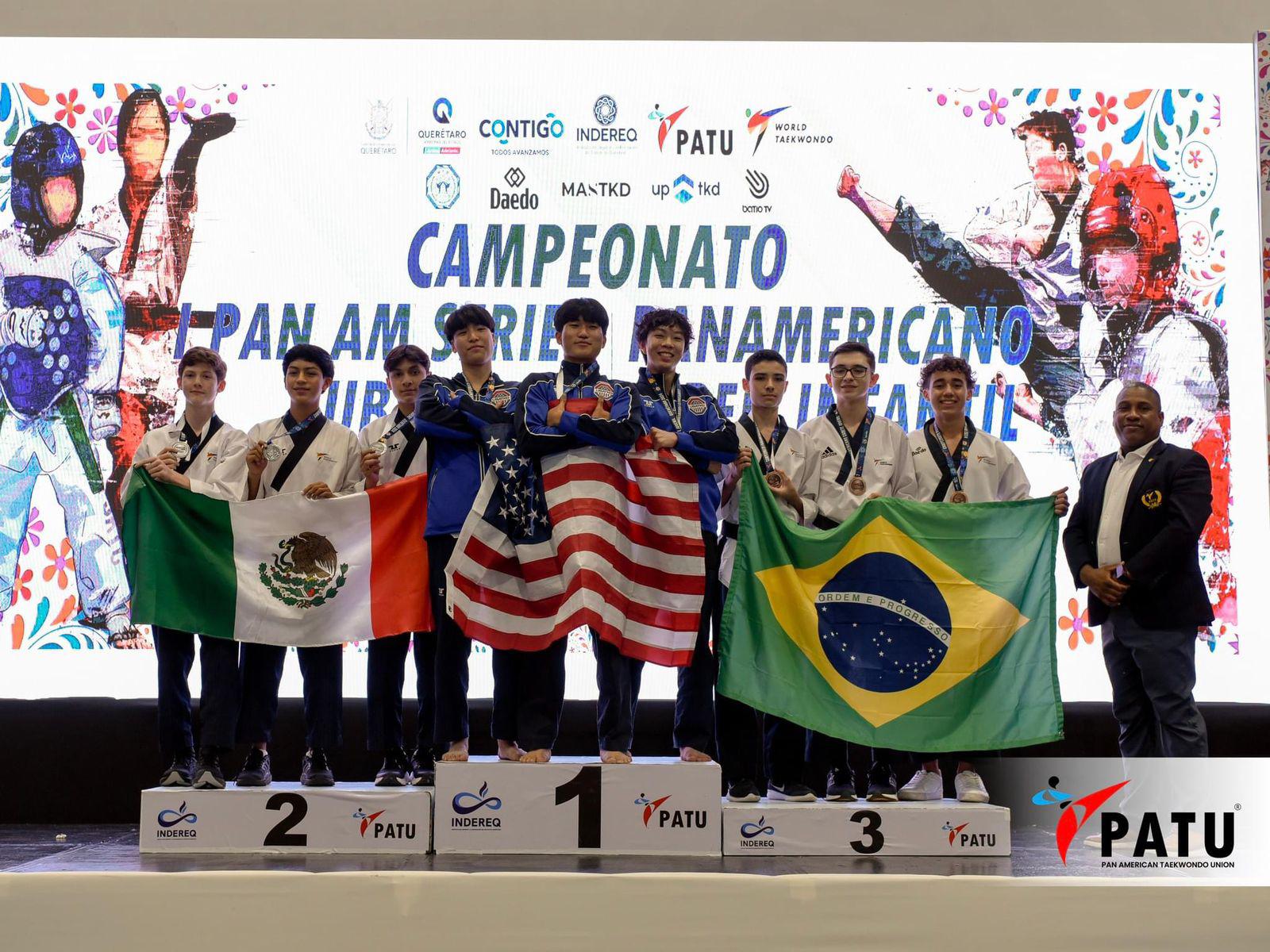 $!Sube mazatleco Nery Frías al podio en Campeonato Panamericano Cadete y Juvenil de Taekwondo