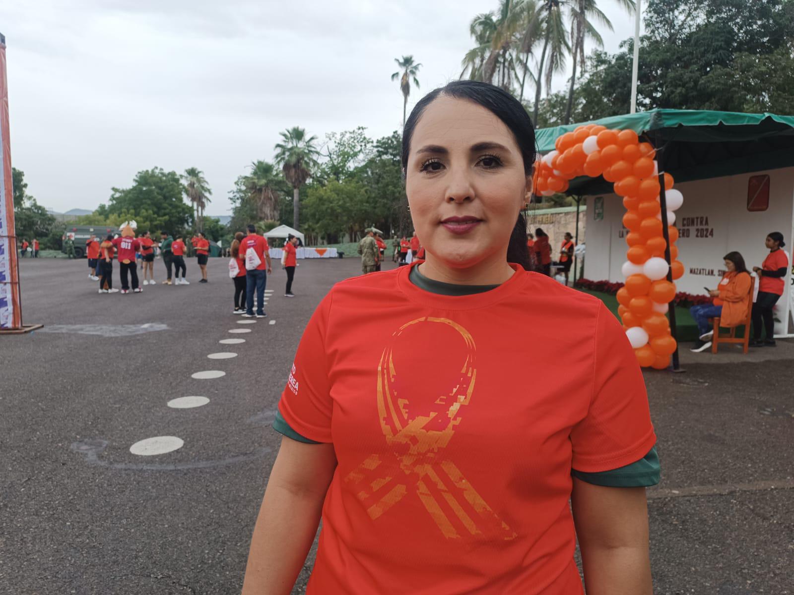 $!Celebran militares la segunda Carrera Deportiva contra la Violencia de Género