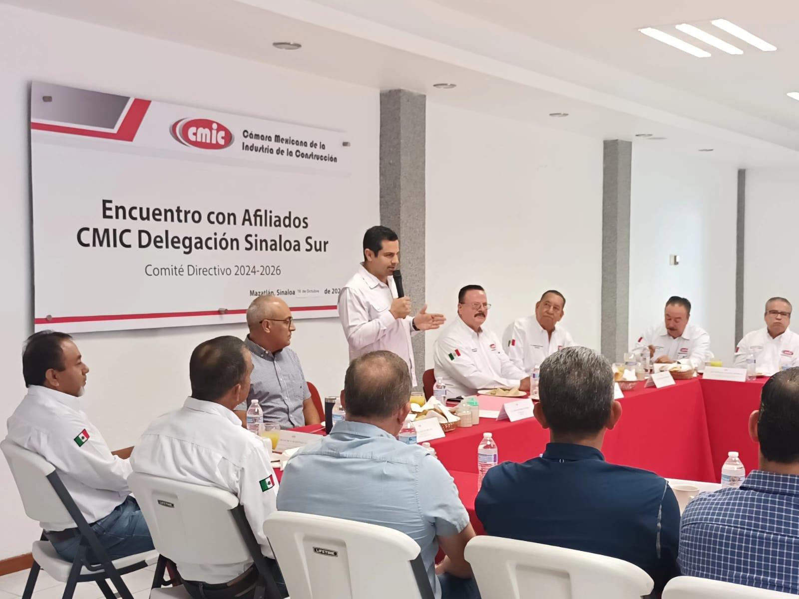 $!Plantea CMIC al Congreso de Sinaloa un plan emergente para la industria de la construcción