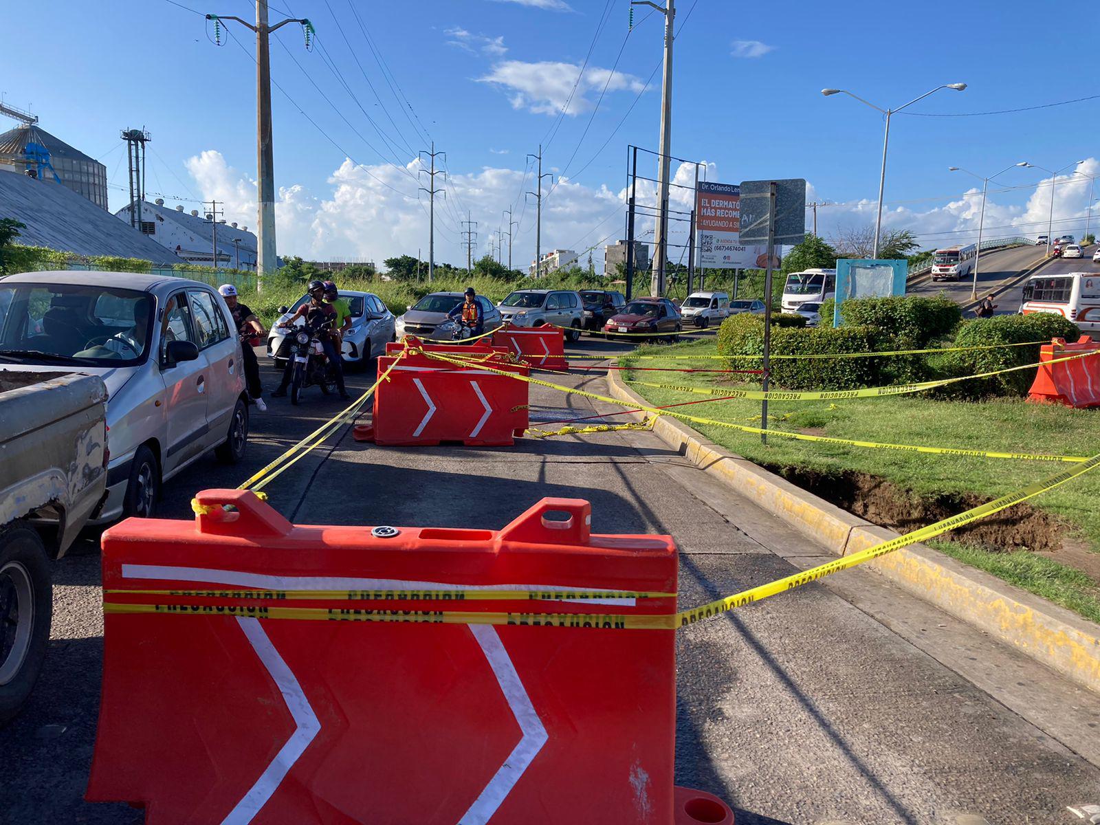 $!Hay al menos siete socavones en Mazatlán tras el paso del ciclón ‘Norma’: Alcalde