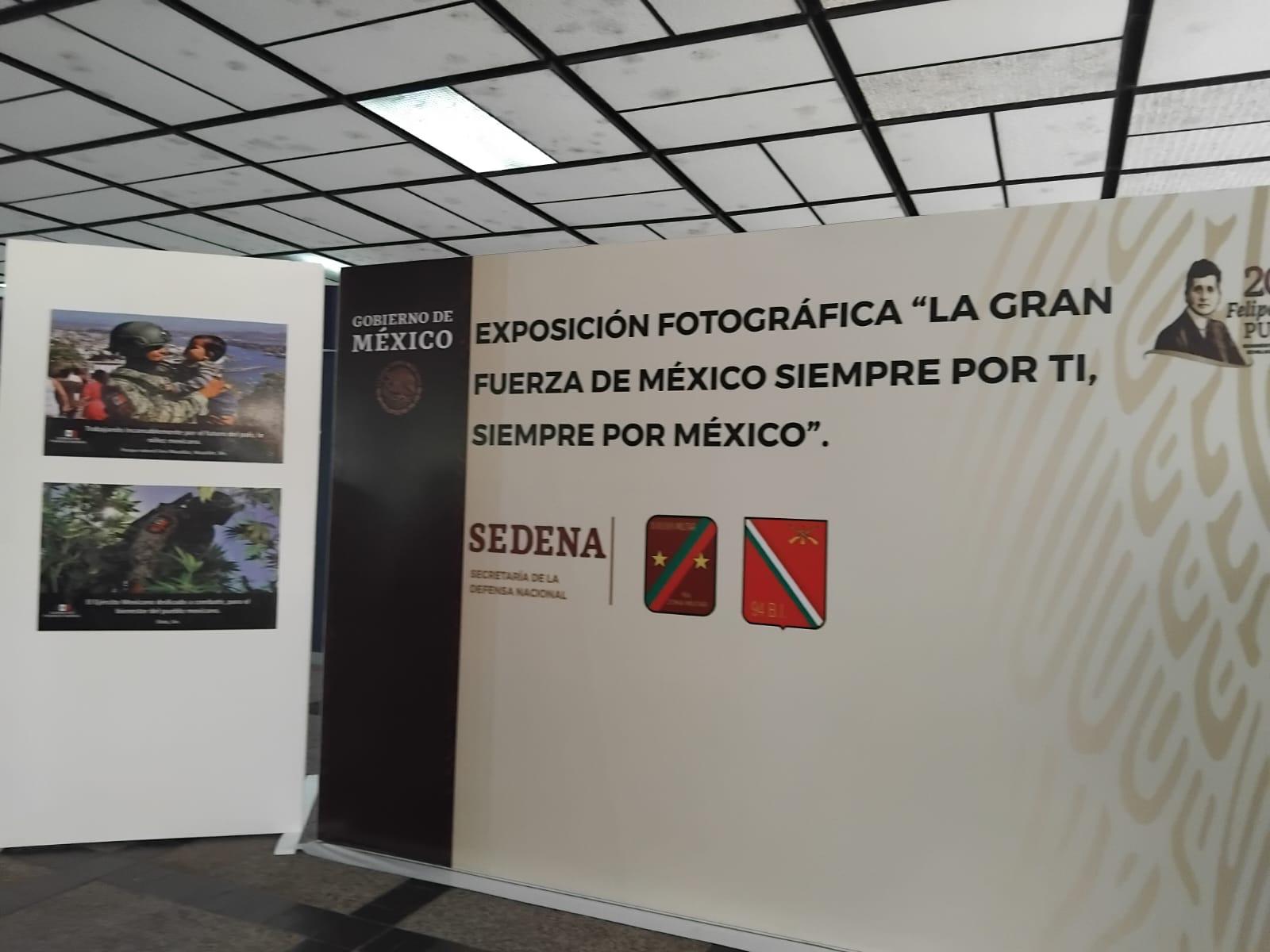 $!Presenta Ejército Mexicano exposición fotográfica ‘La Gran Fuerza de México, es por ti y por mí’