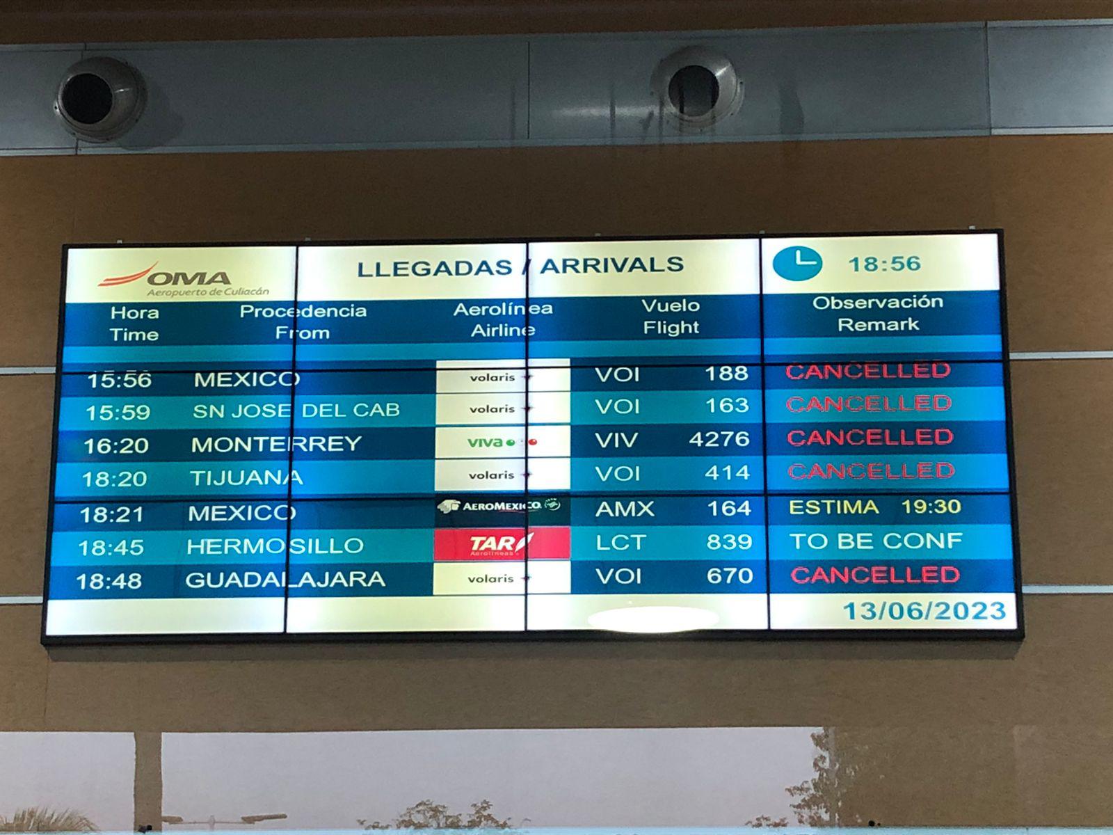 $!Por bloqueo en el Aeropuerto de Culiacán, piden no acudir a las instalaciones