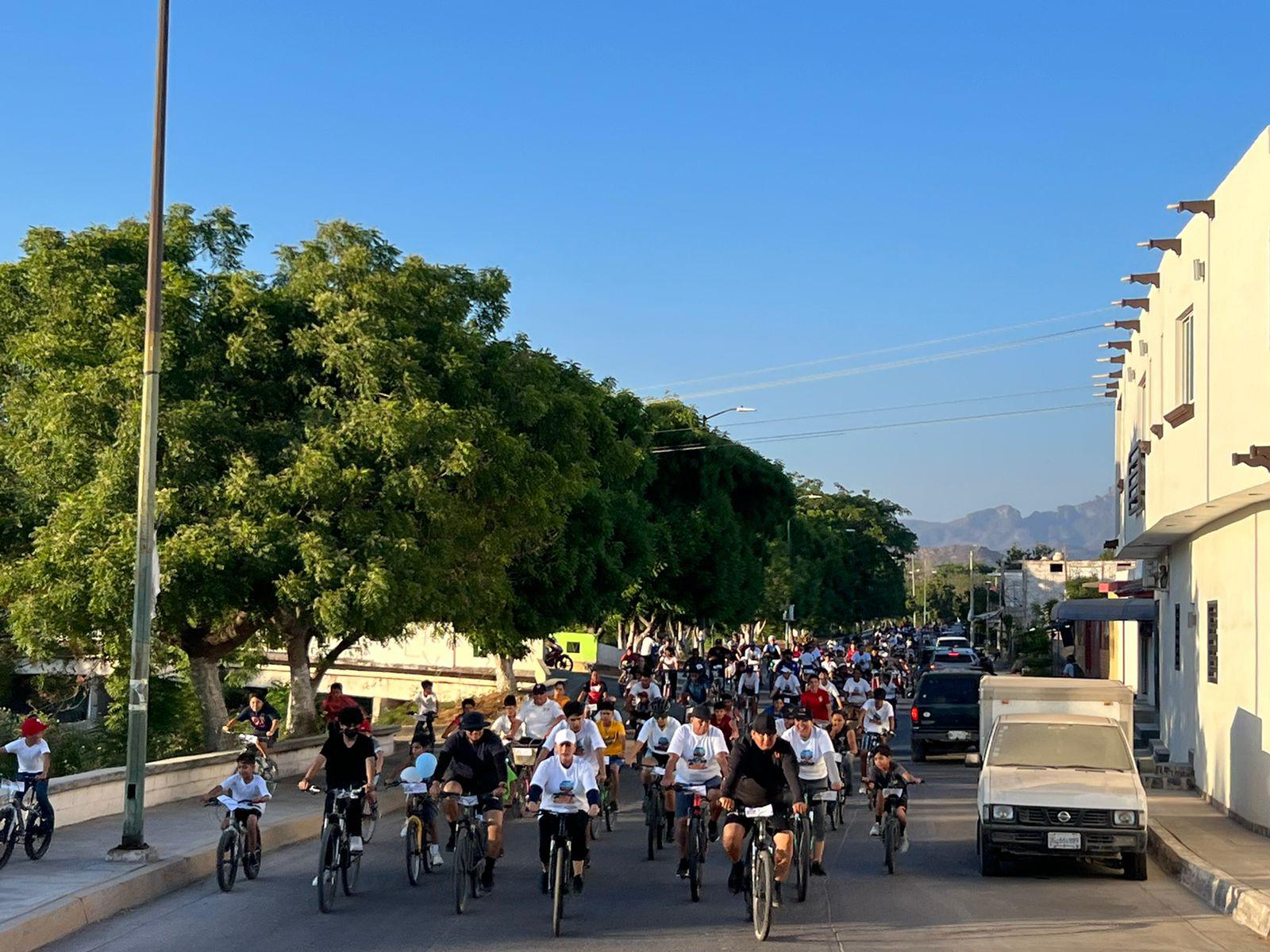 $!Salen a rodar en Escuinapa por el Día Mundial de la Bicicleta