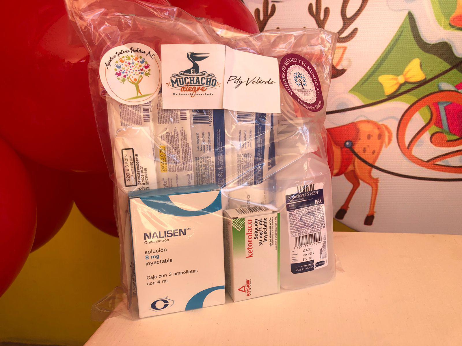 $!Ayuda a Gente sin Fronteras entregó juguetes y kit de medicamentos a niños con cáncer del Hospital Pediátrico de Culiacán