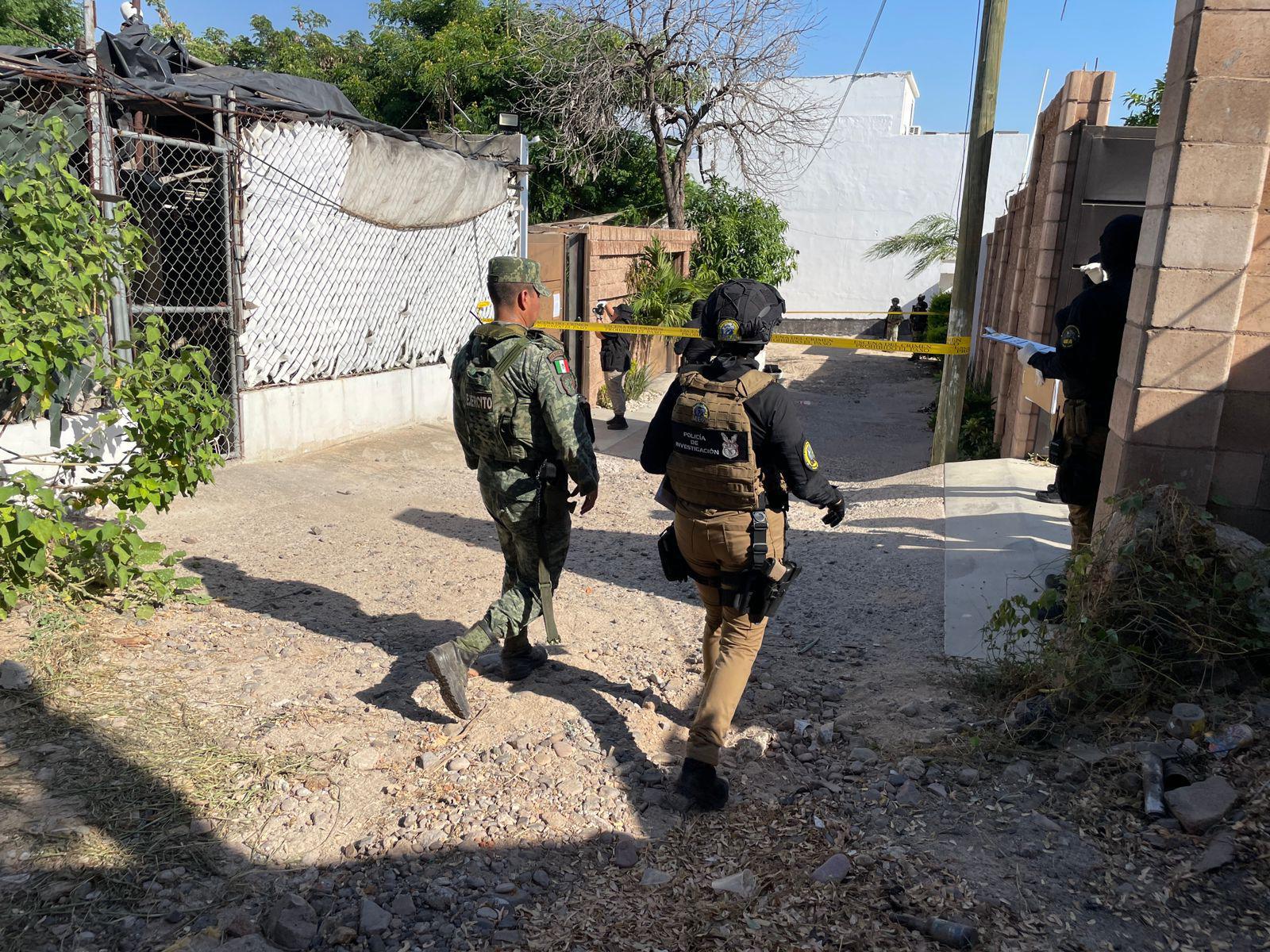 $!Catean inmueble en Culiacán, rescatan a secuestrado y hallan aeronave