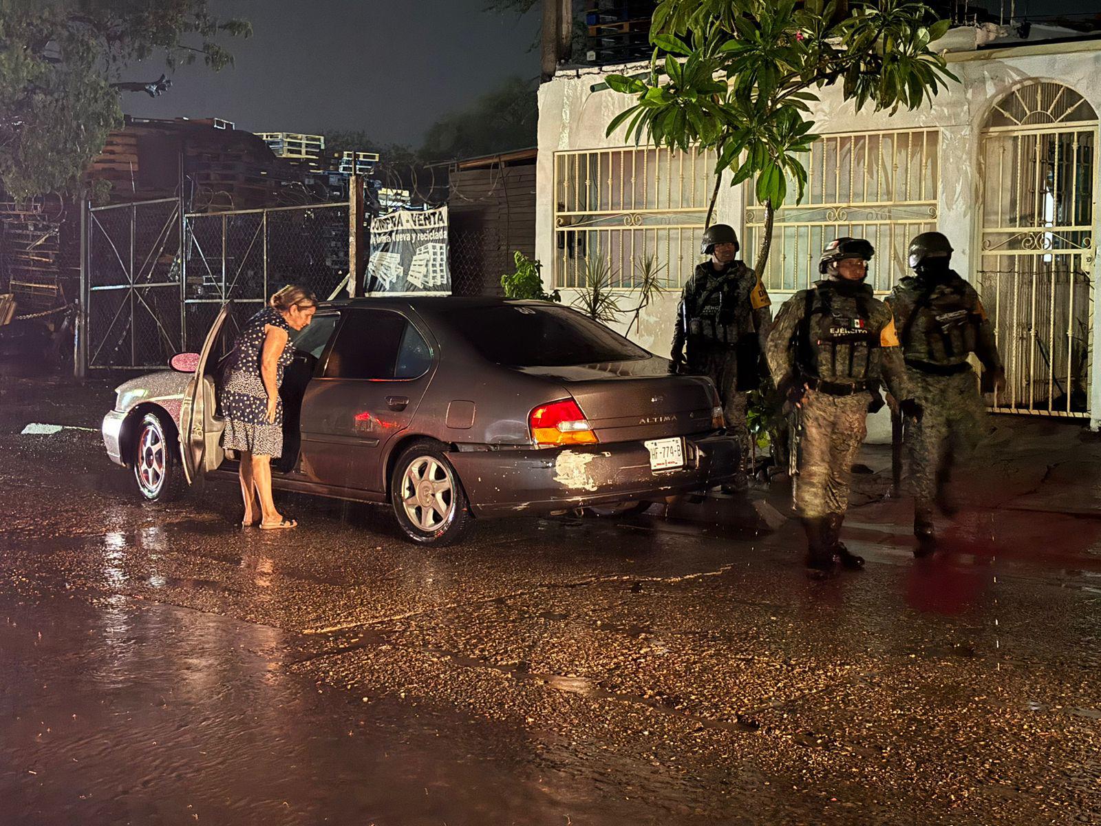 $!Ejército Mexicano aplica Plan DN-III-E en Culiacán a fin de detectar posibles áreas de inundación