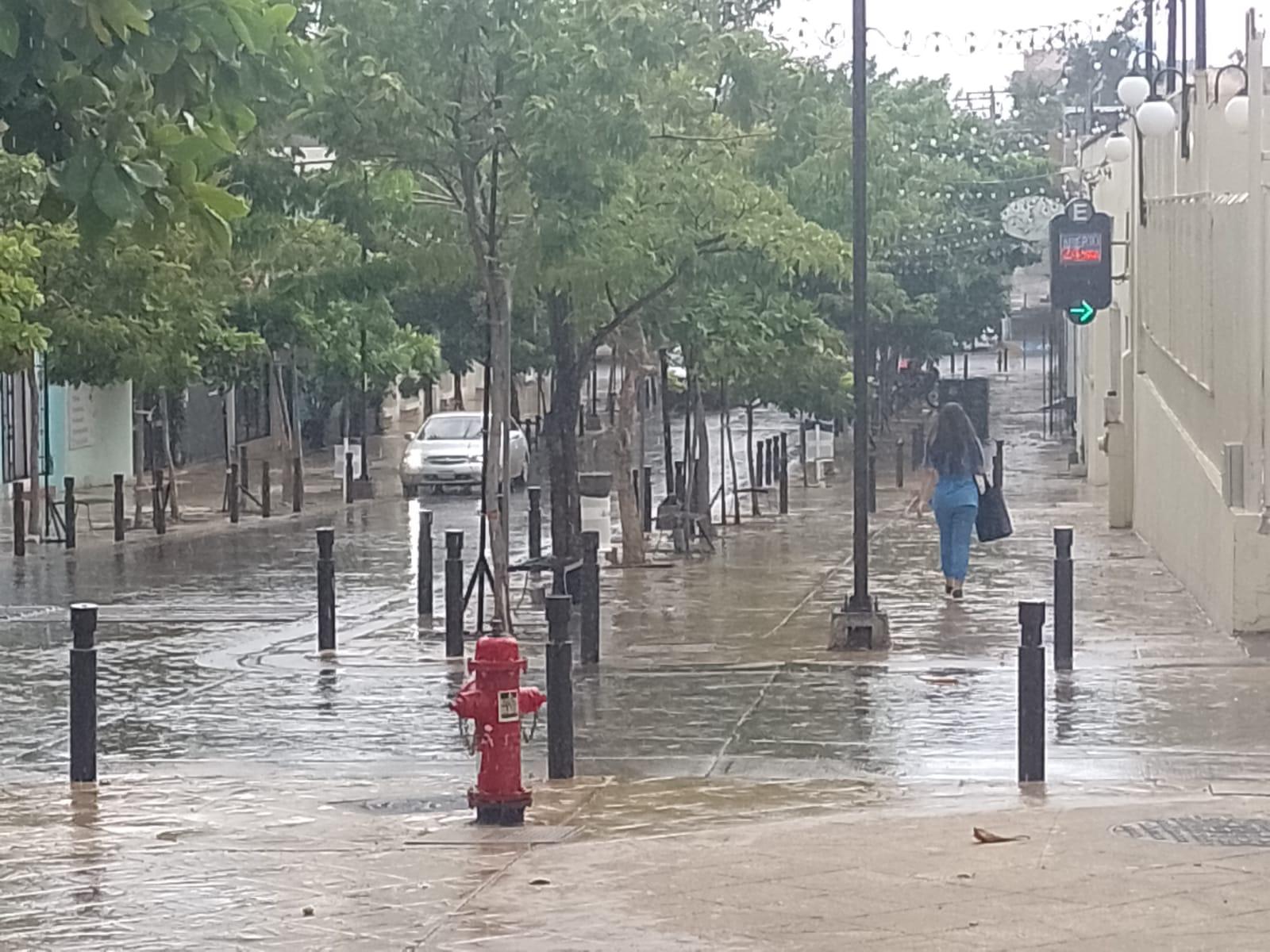 $!Intensa lluvia acompañada de fuertes vientos cae sobre Culiacán