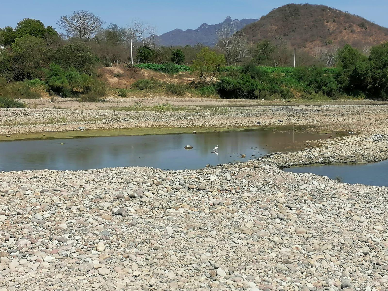 $!El Río Baluarte vive un crítico momento de estiaje