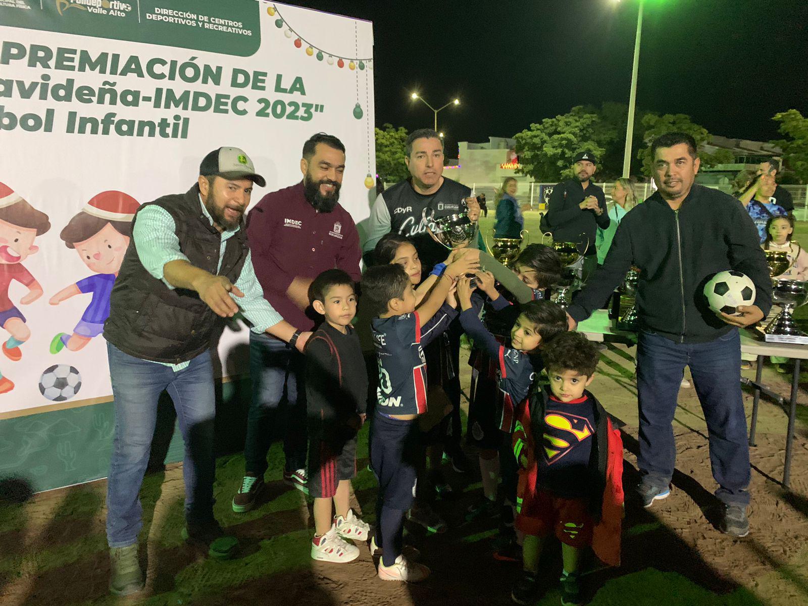 $!Con éxito culmina Copa Navideña Imdec 2023 de Futbol 9 Infantil