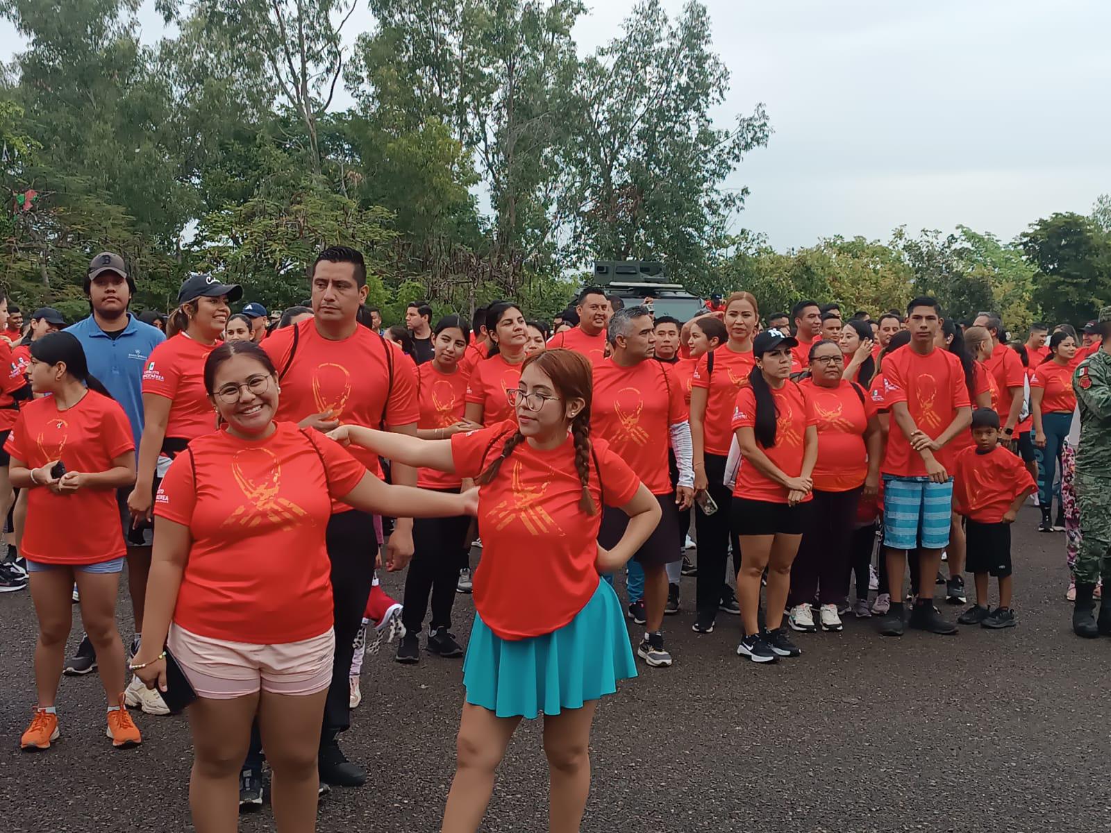 $!Celebran militares la segunda Carrera Deportiva contra la Violencia de Género