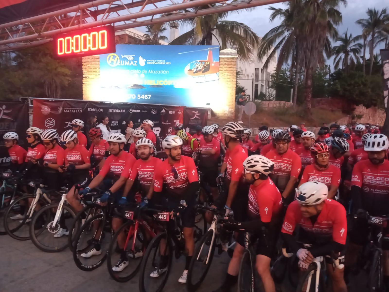 $!Pedalistas de todo el mundo acuden a Ciclotour Mazatlán 2024