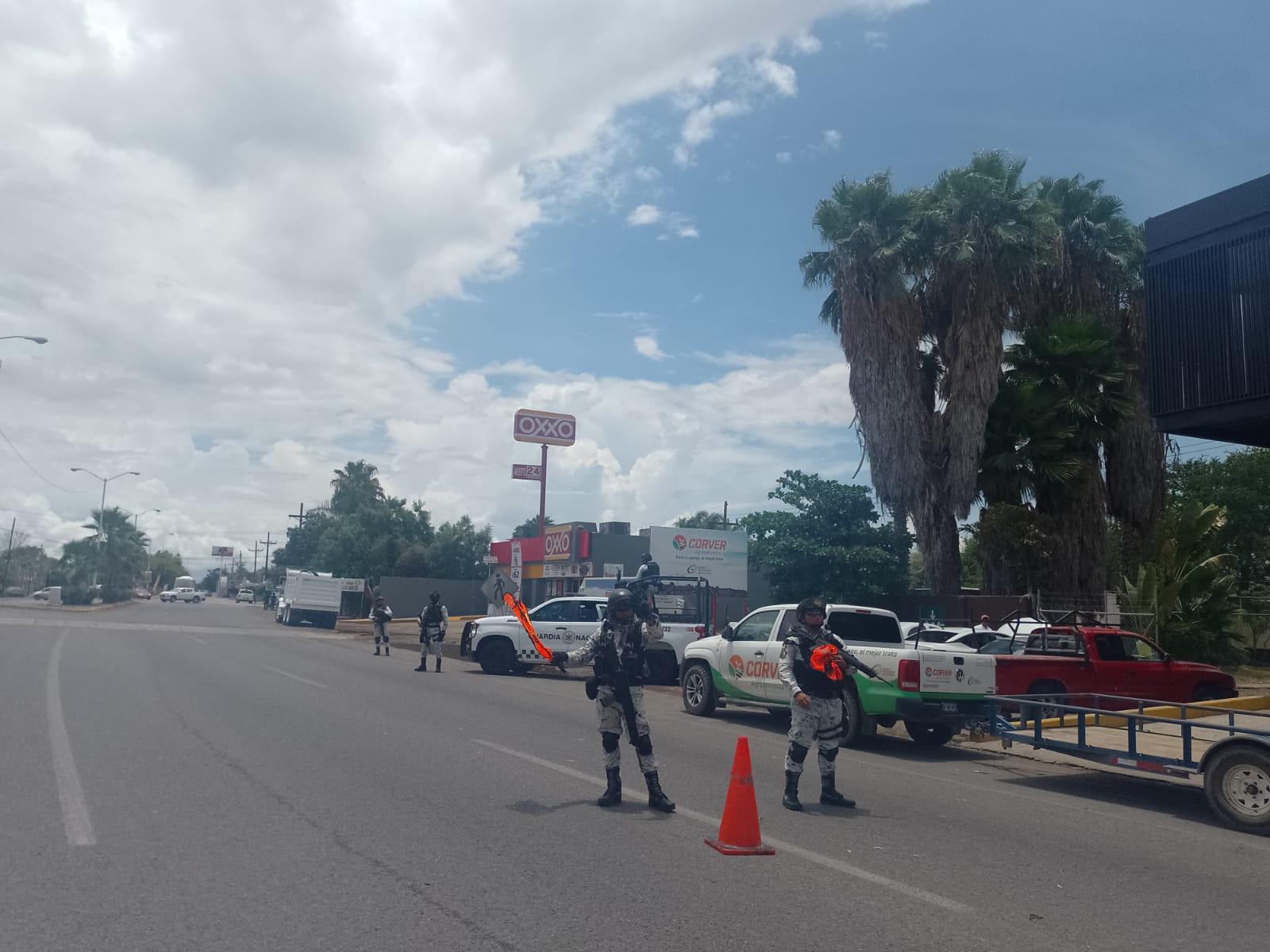 $!Resguardan complejo de seguridad por operativo en El Tamarindo