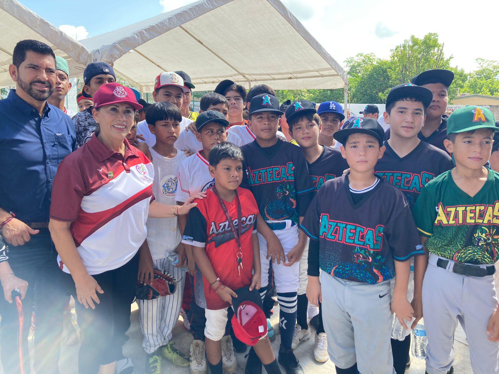 $!Inauguran en Escuinapa Cuadrangular de Beisbol Infantil