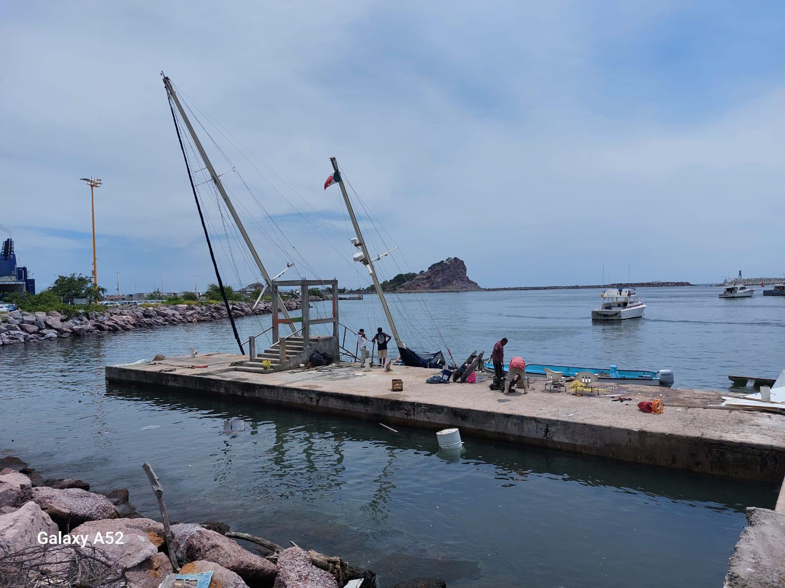 $!Hunde tormenta seis embarcaciones en Mazatlán