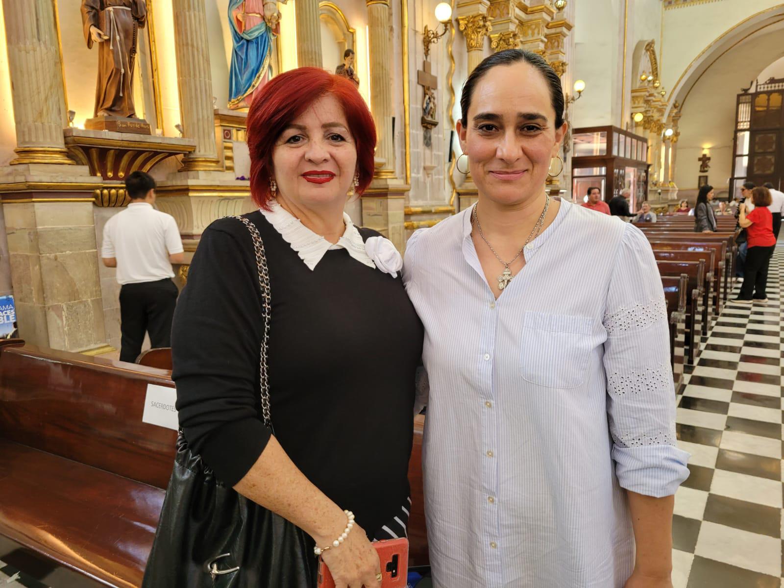 $!María Elena Martínez Sainz y Ladya Pérez Mendoza.