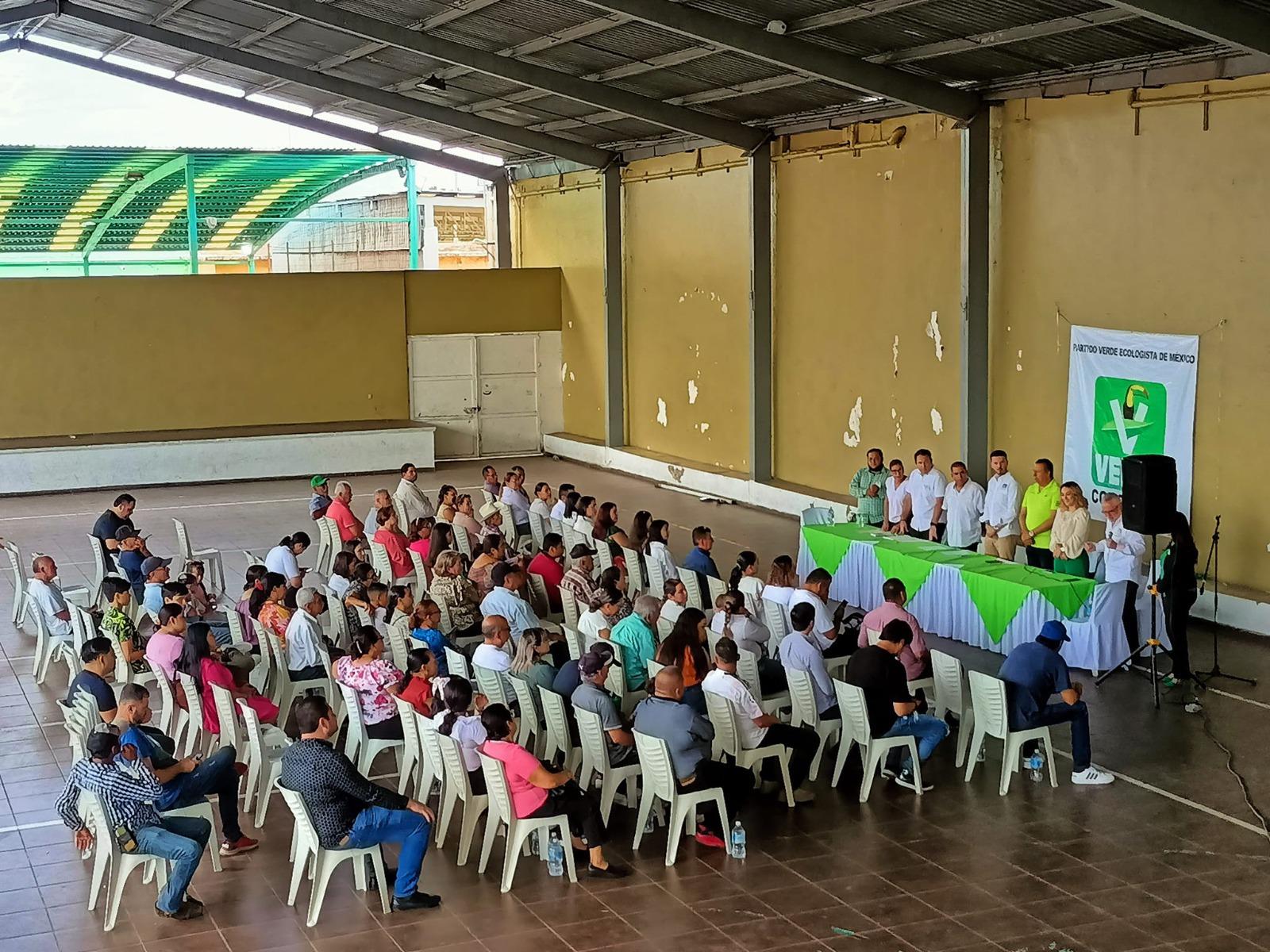 $!Rinden protesta nuevos integrantes del Verde Ecologista en Concordia