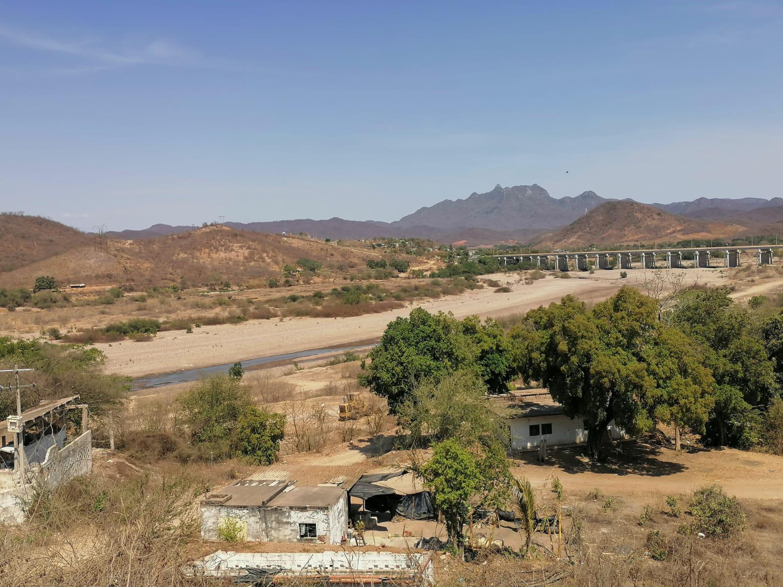 $!El Río Baluarte vive un crítico momento de estiaje