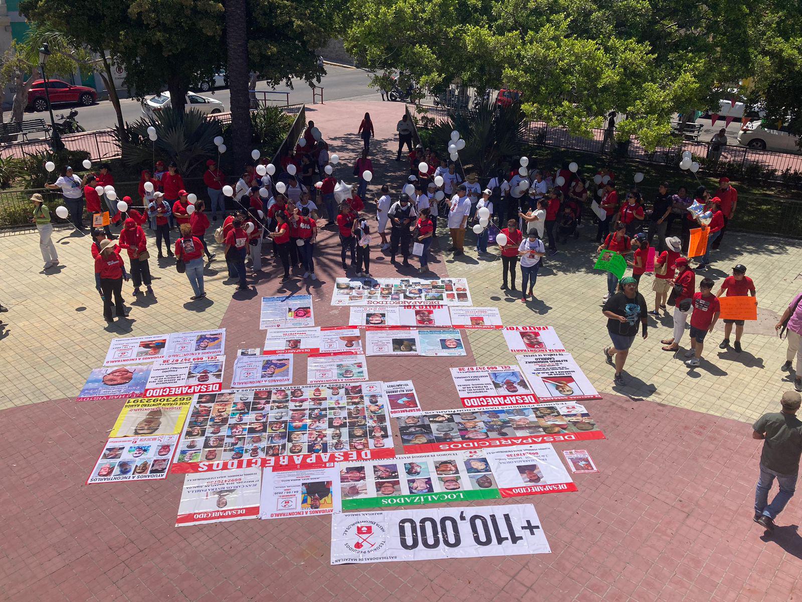 $!Realizan rastreadoras marcha este Día de las Madres, en Mazatlán