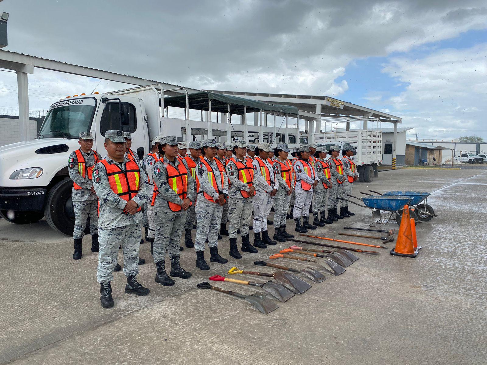 $!Activa Guardia Nacional ‘fase preventiva’ en Tamaulipas ante avance de la tormenta ‘Alberto’