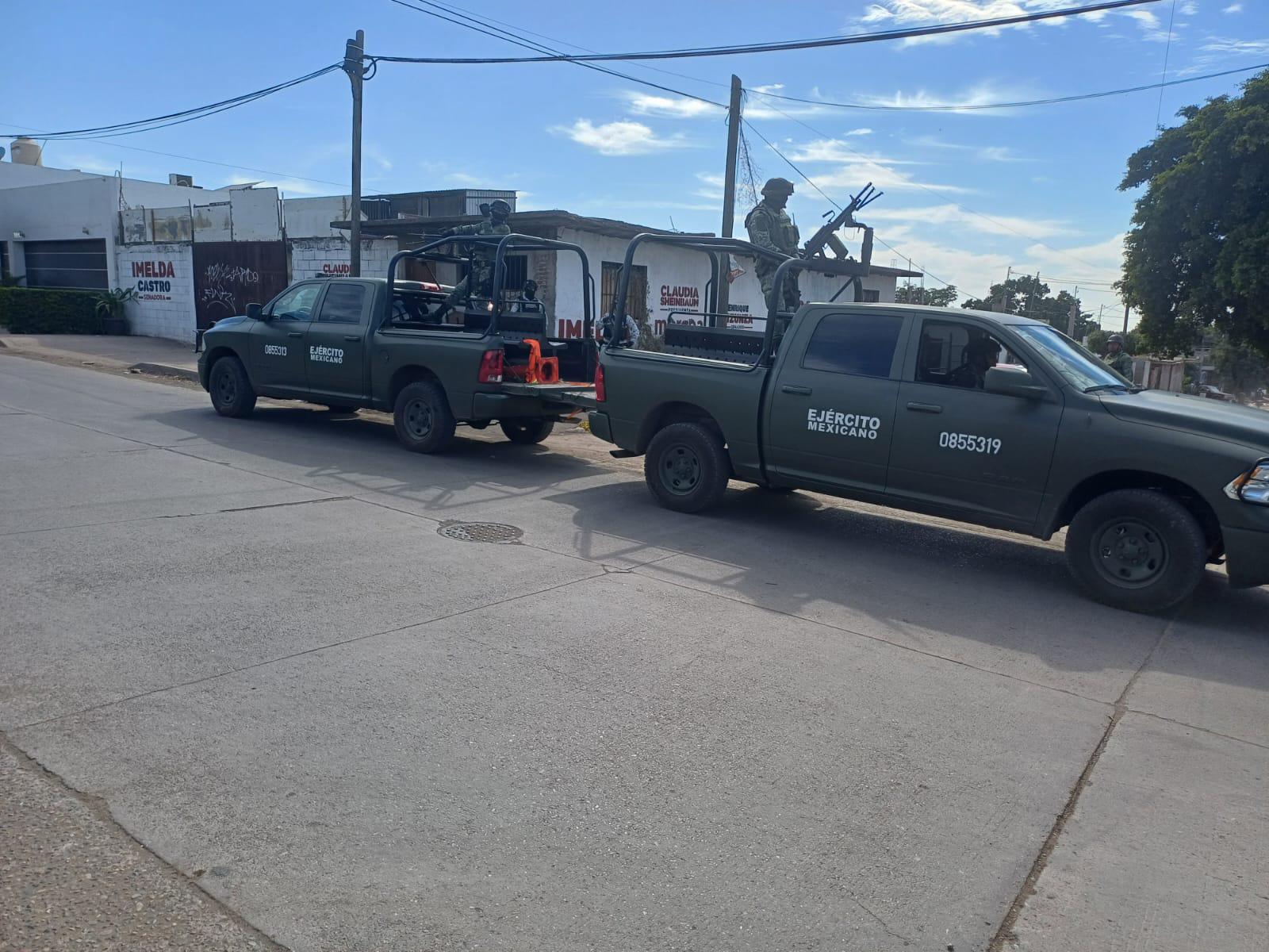 $!Libera Guardia Nacional y Ejército a tres personas cautivas con operativo en la López Mateos