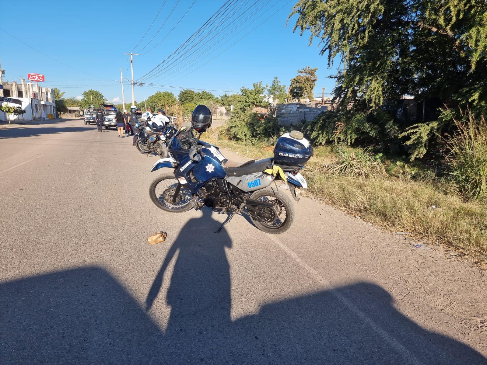 $!Agente policíaco resulta lesionado tras persecución en Culiacán