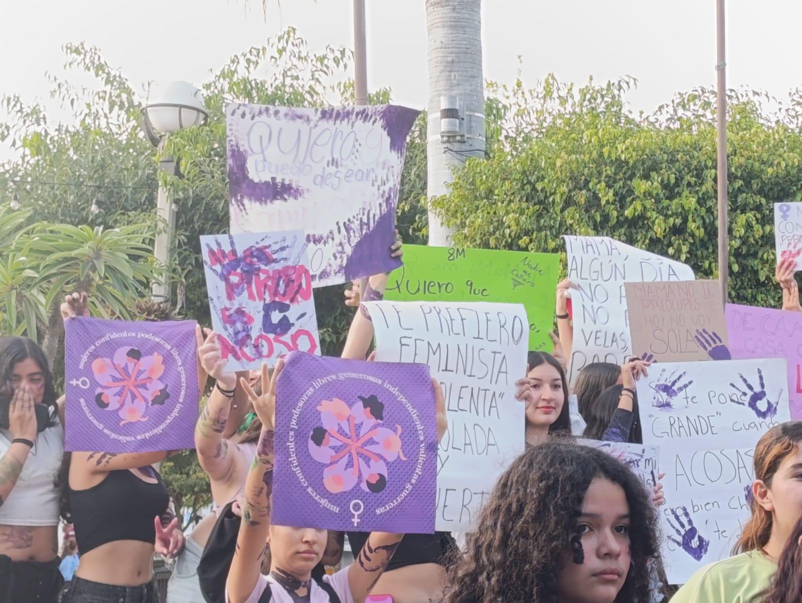 $!En Escuinapa, recuerdan a las víctimas de feminicidio durante el 8M