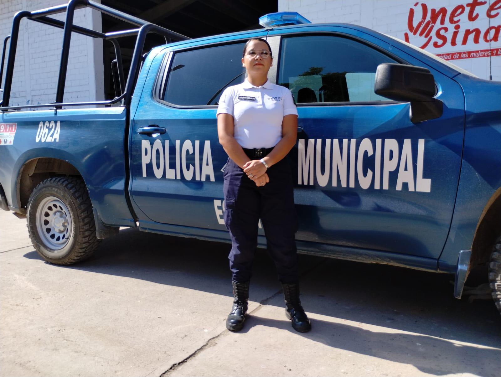 $!Selene Rosales soñó desde niña ser una mujer policía