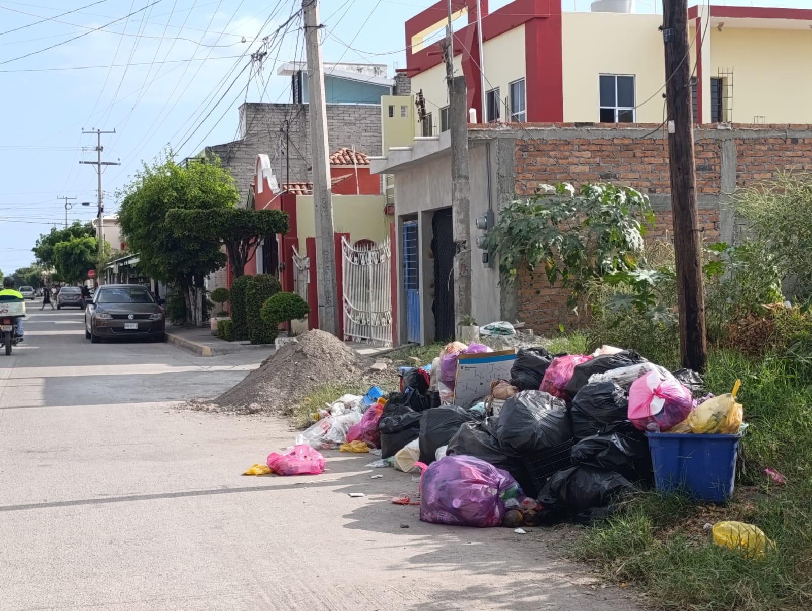 $!Urgen vecinos de la Zapata y Toledo Corro en Escuinapa que camión recoja basura de las calles