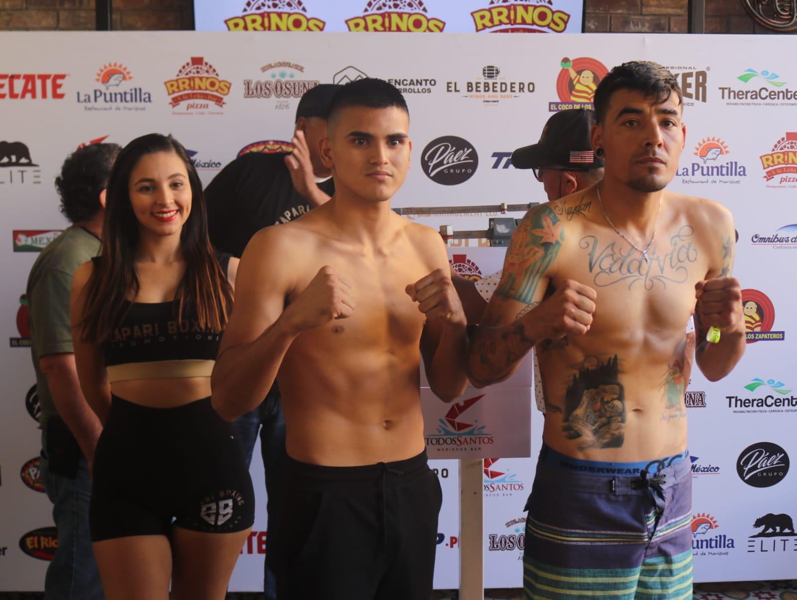 $!Pugilistas de ‘Sangre Nueva 2’ vencen a la báscula