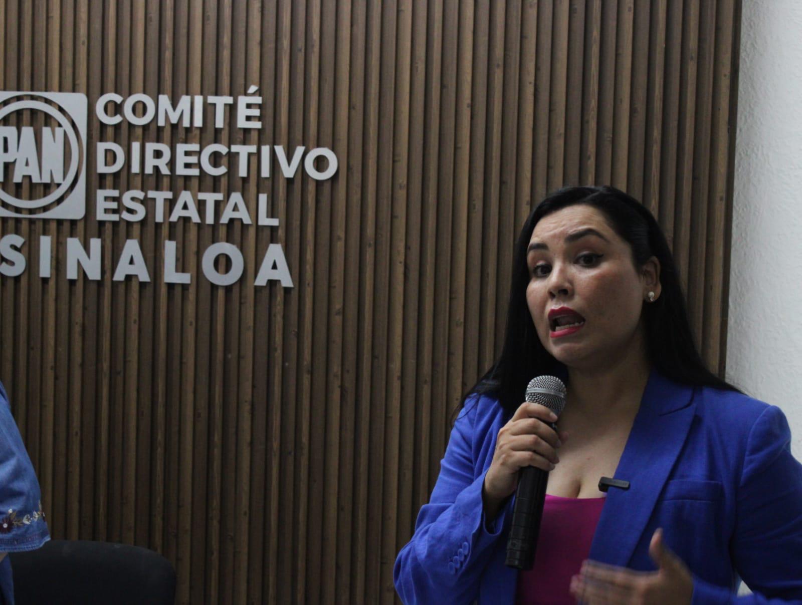 $!Registra Vanessa Sánchez candidatura para dirigir el PAN Sinaloa