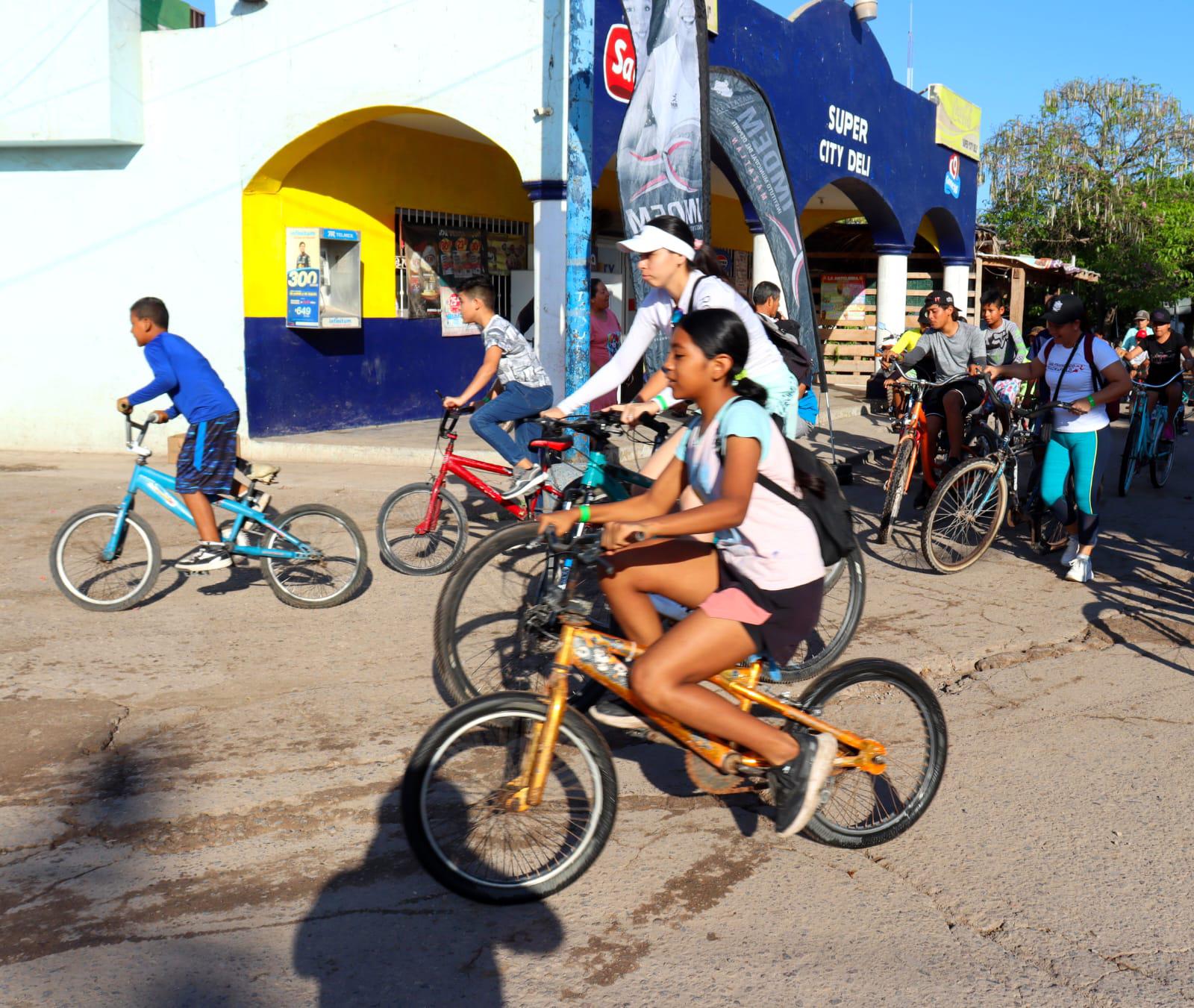 $!Disfrutan más de 50 ciclistas la Rodada 10KM, en la Isla de la Piedra