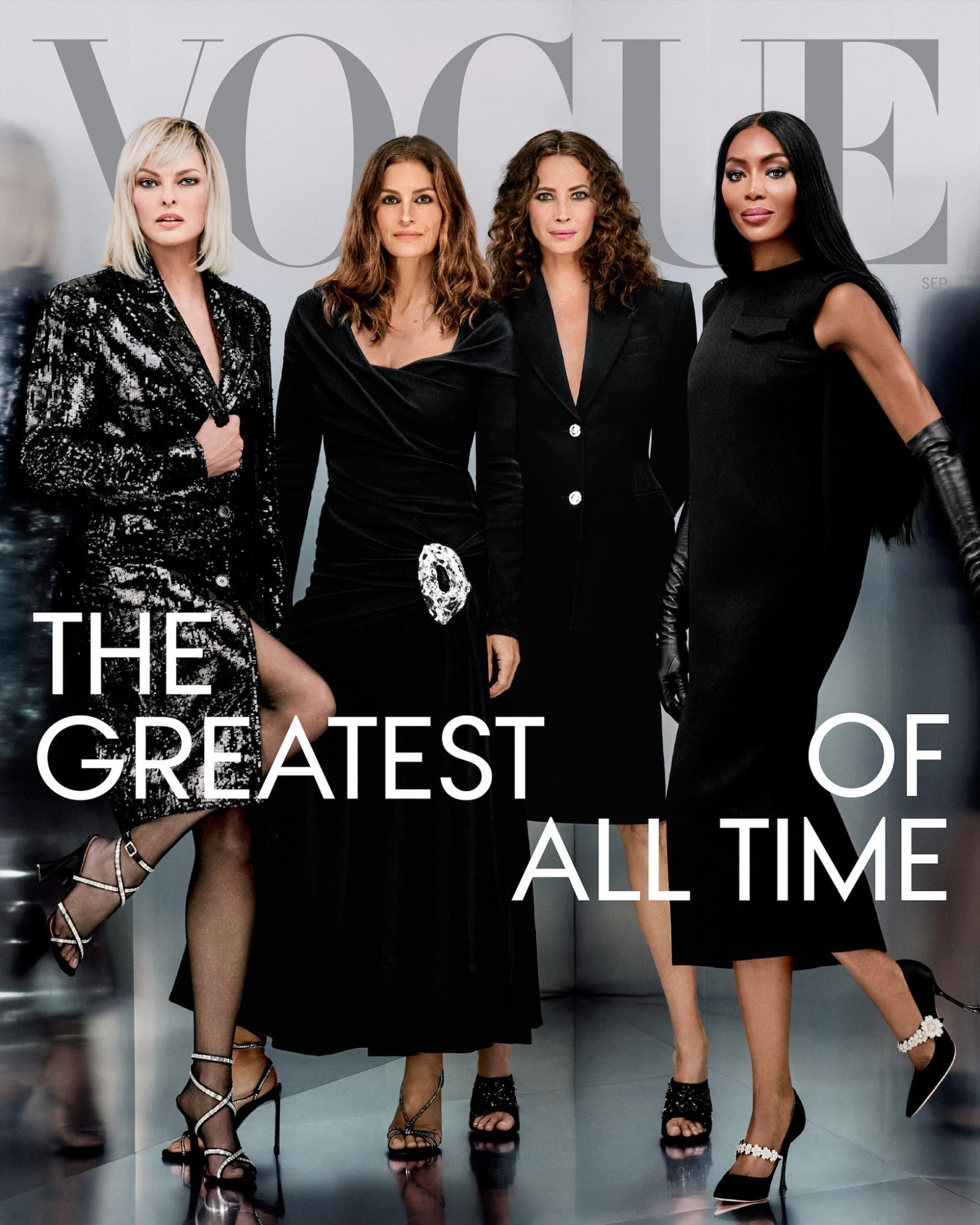 Reúne Vogue A Supermodelos De Los 90 Para Su Portada De Septiembre