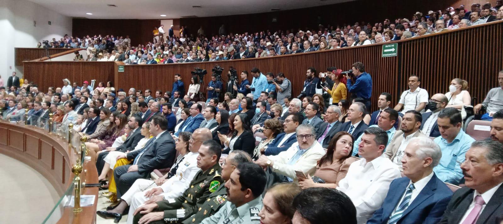 $!Rocha Moya comparece en reunión de trabajo ante diputadas y diputados, por su Primer Informe de Gobierno