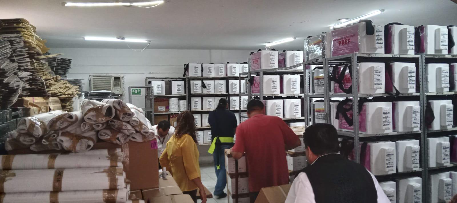 $!Culiacán recibe 2.18 millones de boletas electorales para las elecciones federales