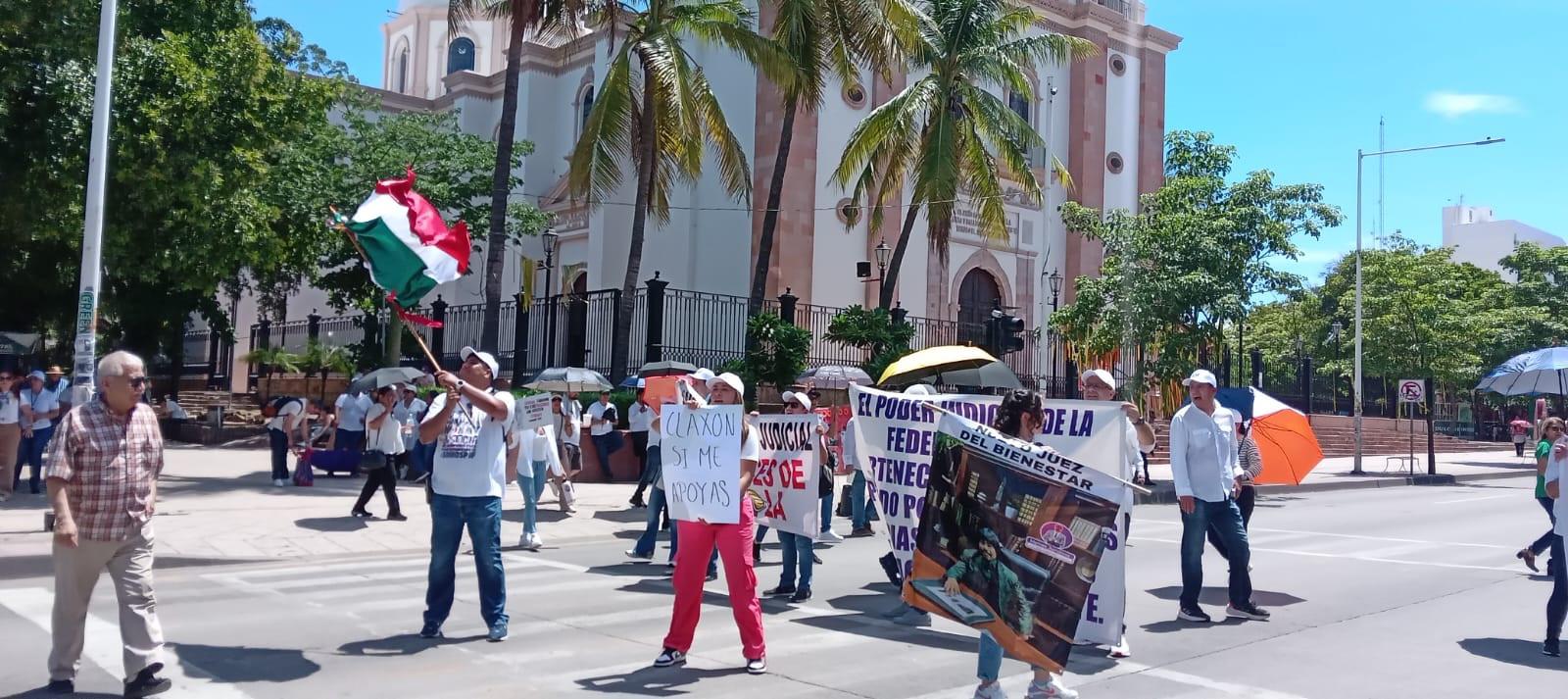 $!Por tercer día consecutivo, trabajadores del Poder Judicial en Culiacán proclaman rechazo a la reforma Judicial