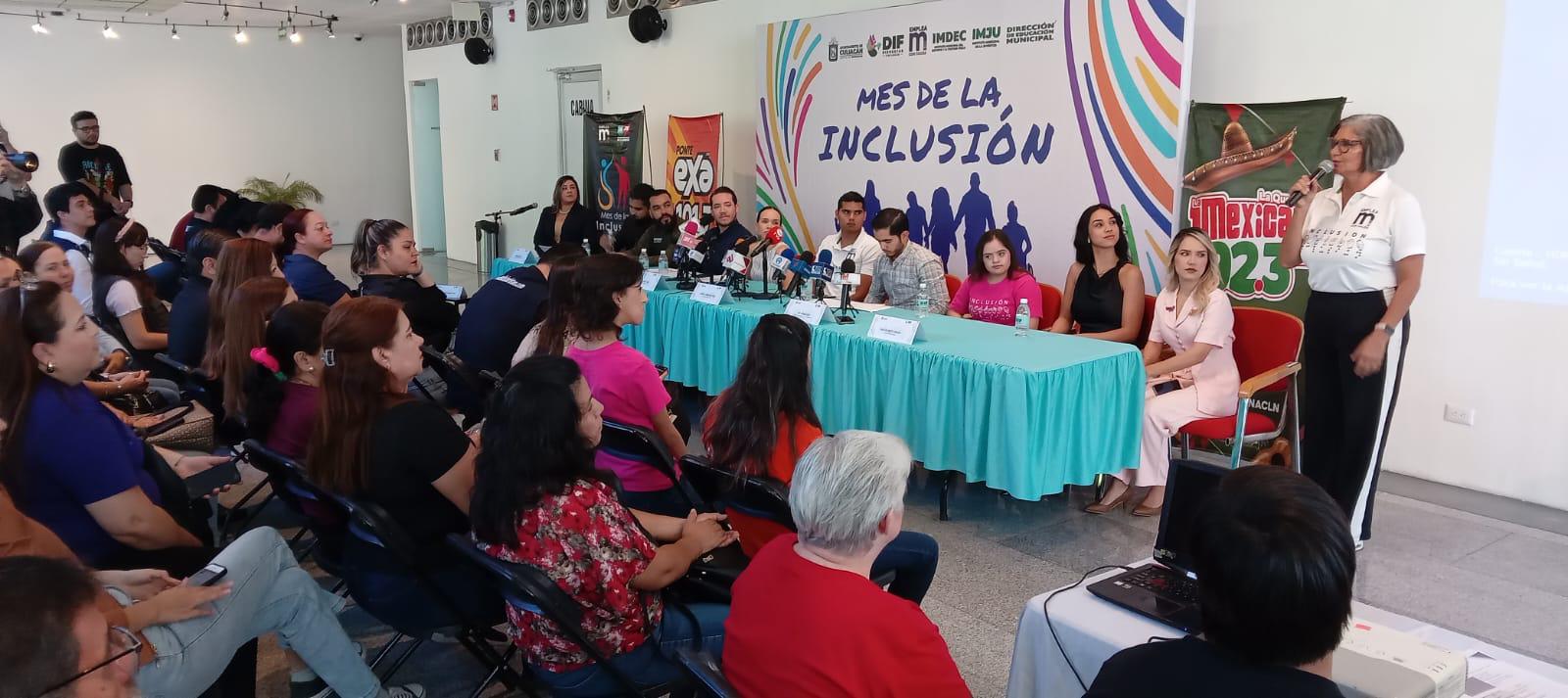 $!Presentan cartelera de actividades por el Mes de la Inclusión en Culiacán