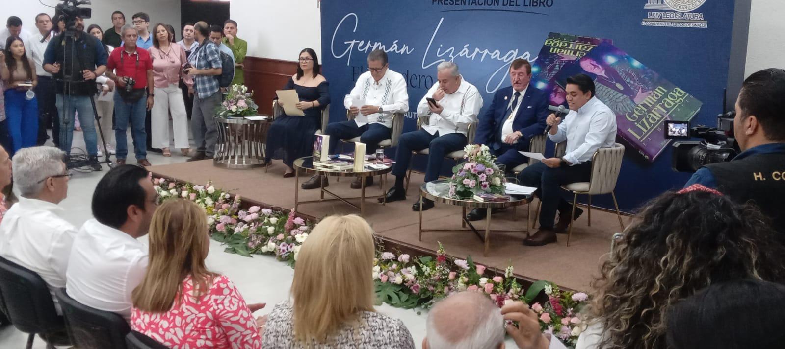 $!Presentan en Culiacán el libro ‘Germán Lizárraga, El Heredero’