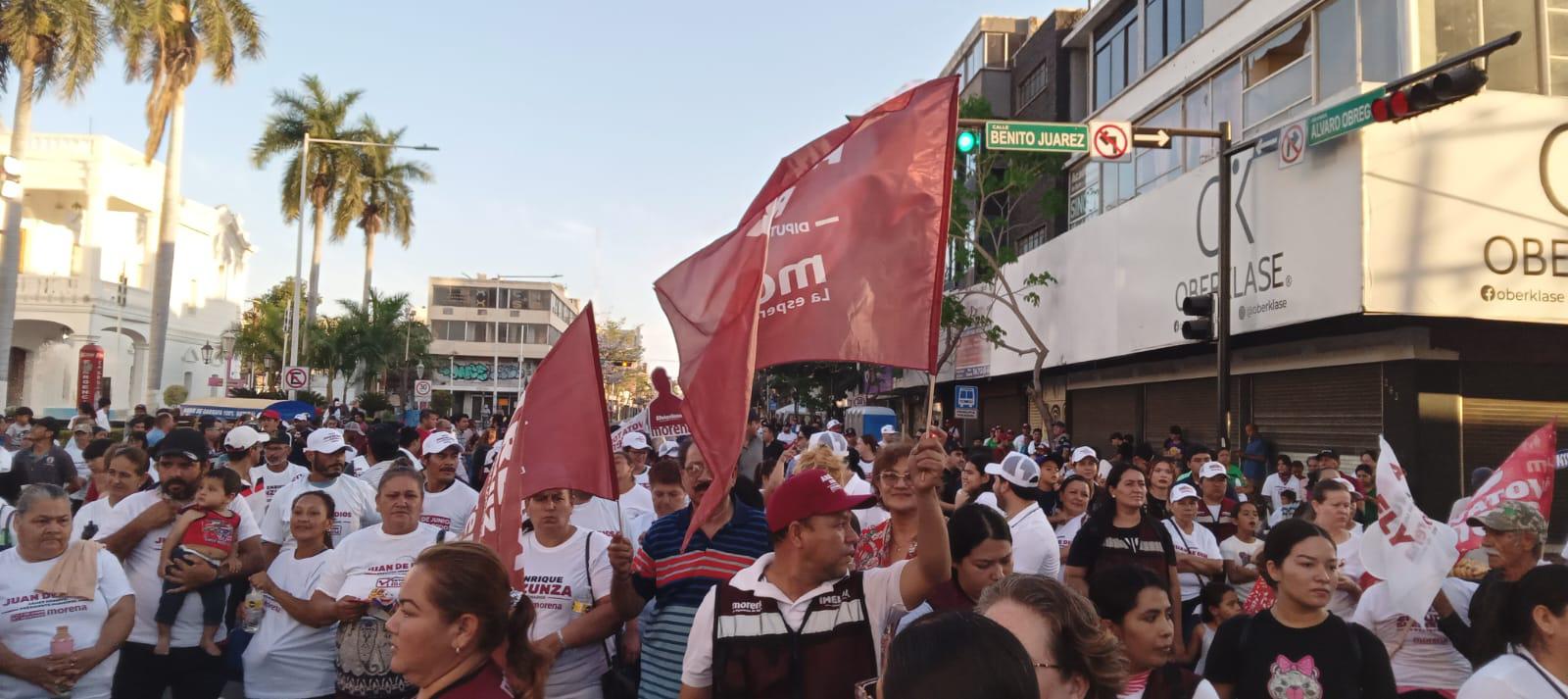 $!Cierra Gámez Mendívil campaña por la alcaldía de Culiacán arropado por Morena