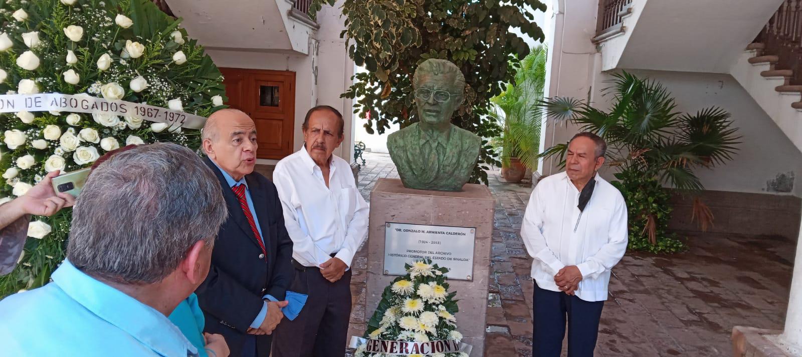 $!Rinden homenaje a Gonzalo Armienta, promotor del Archivo Histórico del Estado