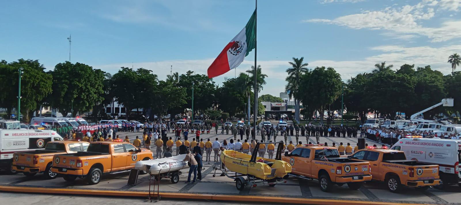 $!Conmemoran en Sinaloa a víctimas de terremotos de 1985 y 2017