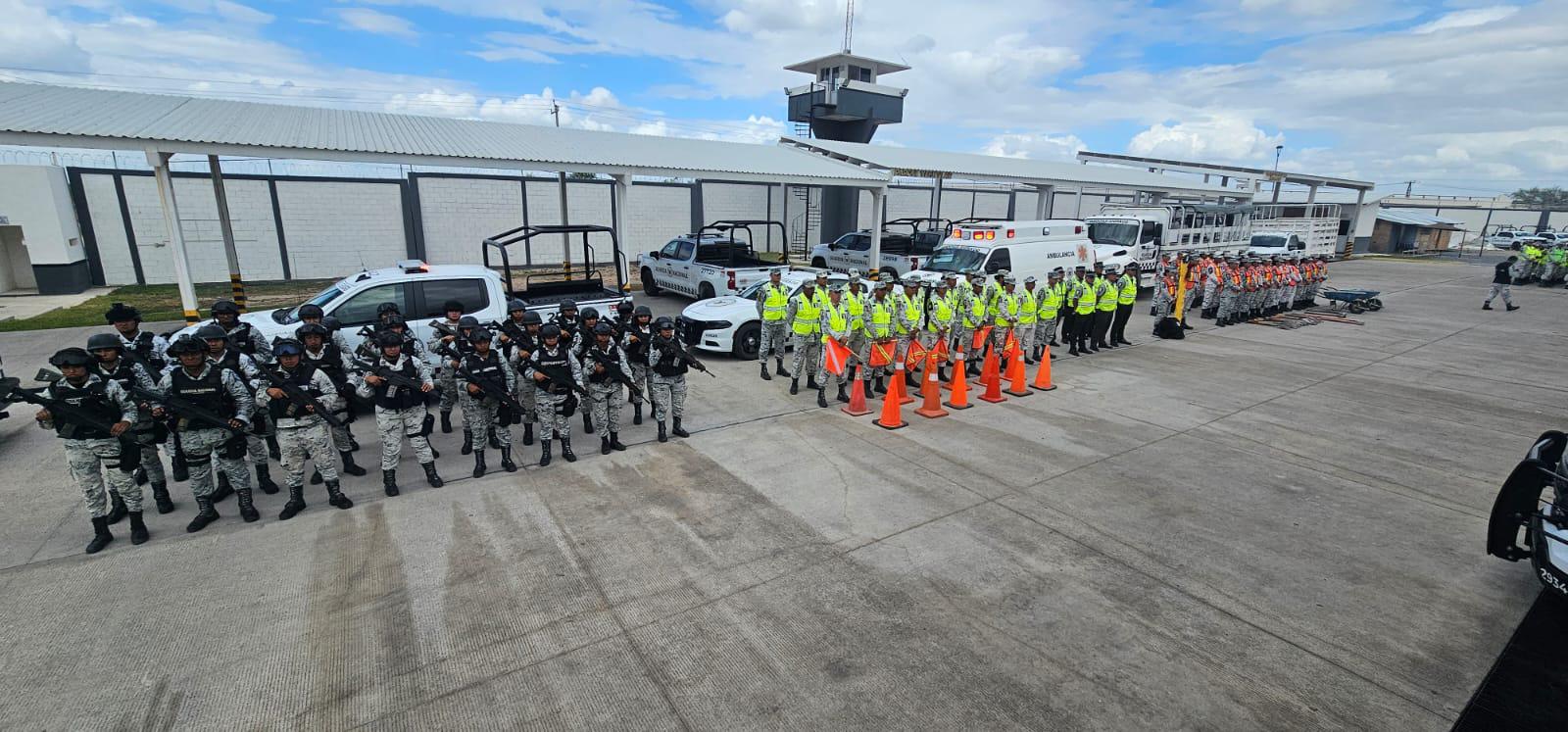 $!Activa Guardia Nacional ‘fase preventiva’ en Tamaulipas ante avance de la tormenta ‘Alberto’