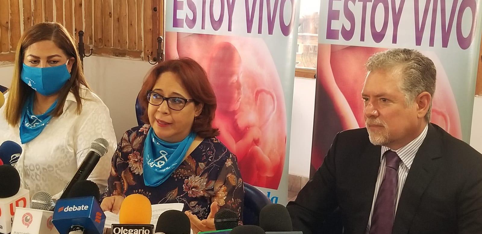 $!Grupos a favor de la vida buscan dar revés a ley que despenaliza el aborto; acuden a la CEDH