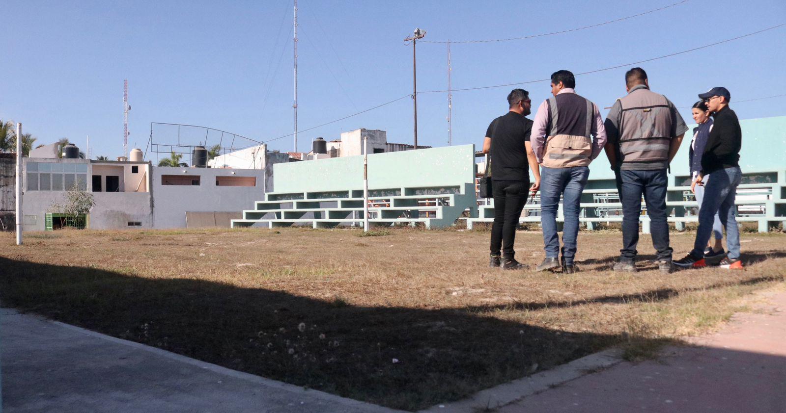 $!Inicia rehabilitación de canchas de voleibol de playa en Unidad Sahop