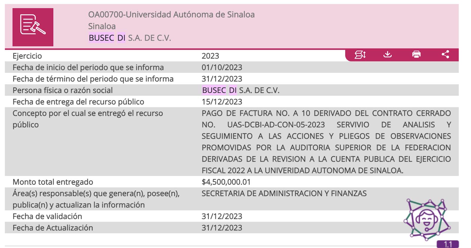 $!Sin licitar y para subsanar observaciones, la UAS paga 23.5 millones a comercializadoras relacionadas de Veracruz