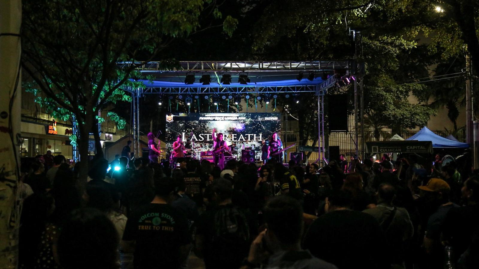 $!Banda Last Death presente en el festival con su technical death metal.